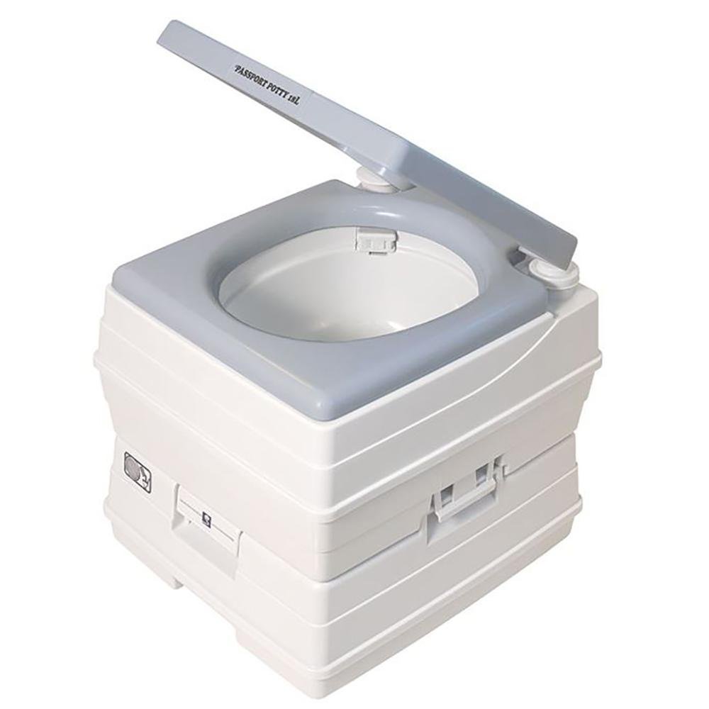 Dock Edge Passport Potty Portable Toilet - Grey - 18L - DEF150101