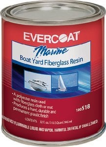 Evercoat - Boat Yard Resin Quart w/Wax - 100518