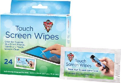 Falcon Safety Products - Falcon Touch Screen Wipes, 24/pk - DCW