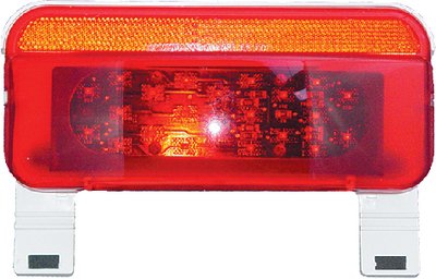 Fasteners Unlimited - LED TAIL LIGHT W/ BRACKET,LED TAIL LIGHT WITH PLATE LIGHT - 00381LM1