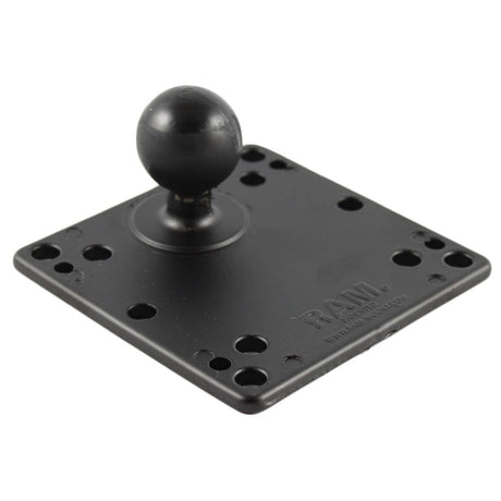 RAM Mount - 3.625" Square Plate with VESA Hole Pattern & 1.5" Ball - RAM-246U