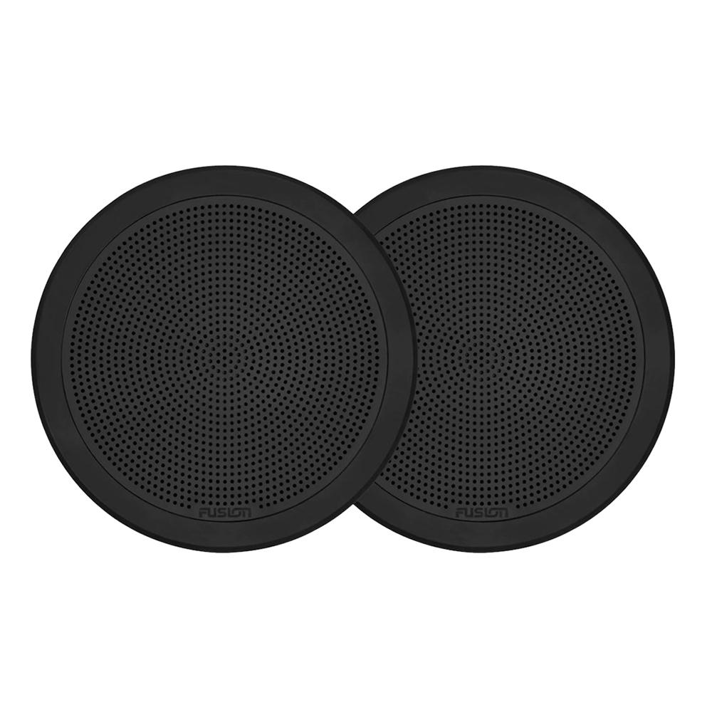 FUSION - FM-F65RB FM Series 6.5" Flush Mount Round Marine Speakers - Black Grill - 120W - 010-02299-01