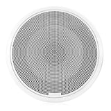 FUSION - FM-S10RW FM Series 10" 400W Flush Mount Marine Subwoofer - Round Grill - White - 010-02301-00