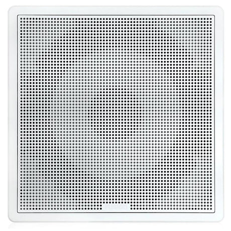 FUSION - FM-S10SW FM Series 10" 400W Flush Mount Marine Subwoofer - Square Grill - White - 010-02301-10