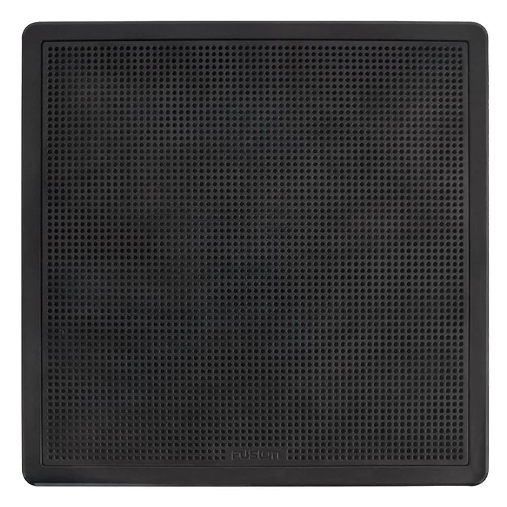 FUSION - FM-S10SB FM Series 10" 400W Flush Mount Marine Subwoofer - Square Grill - Black - 010-02301-11