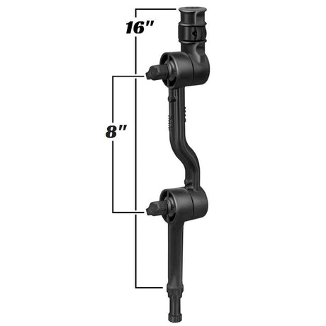 RAM Mount - Adjustable Adapt-a-Post 16" Extension Arm - RAP-114-APB3U