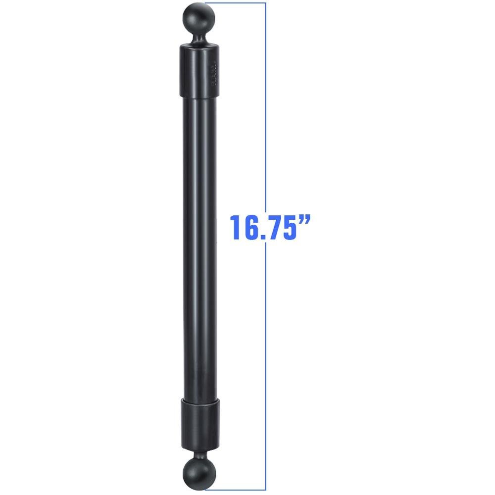 RAM Mount - 16.75" Long Extension Pole with 2 1" Diameter Ball Ends - RAP-BB-230-18U