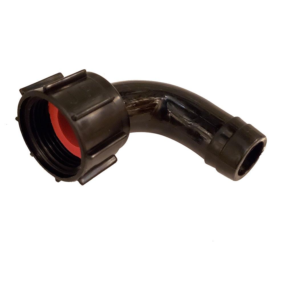 Johnson Pump - 92205 DuraPort 90 Degree Connection For 500-1000 GPH Cartridge Bilge Pumps - 92205