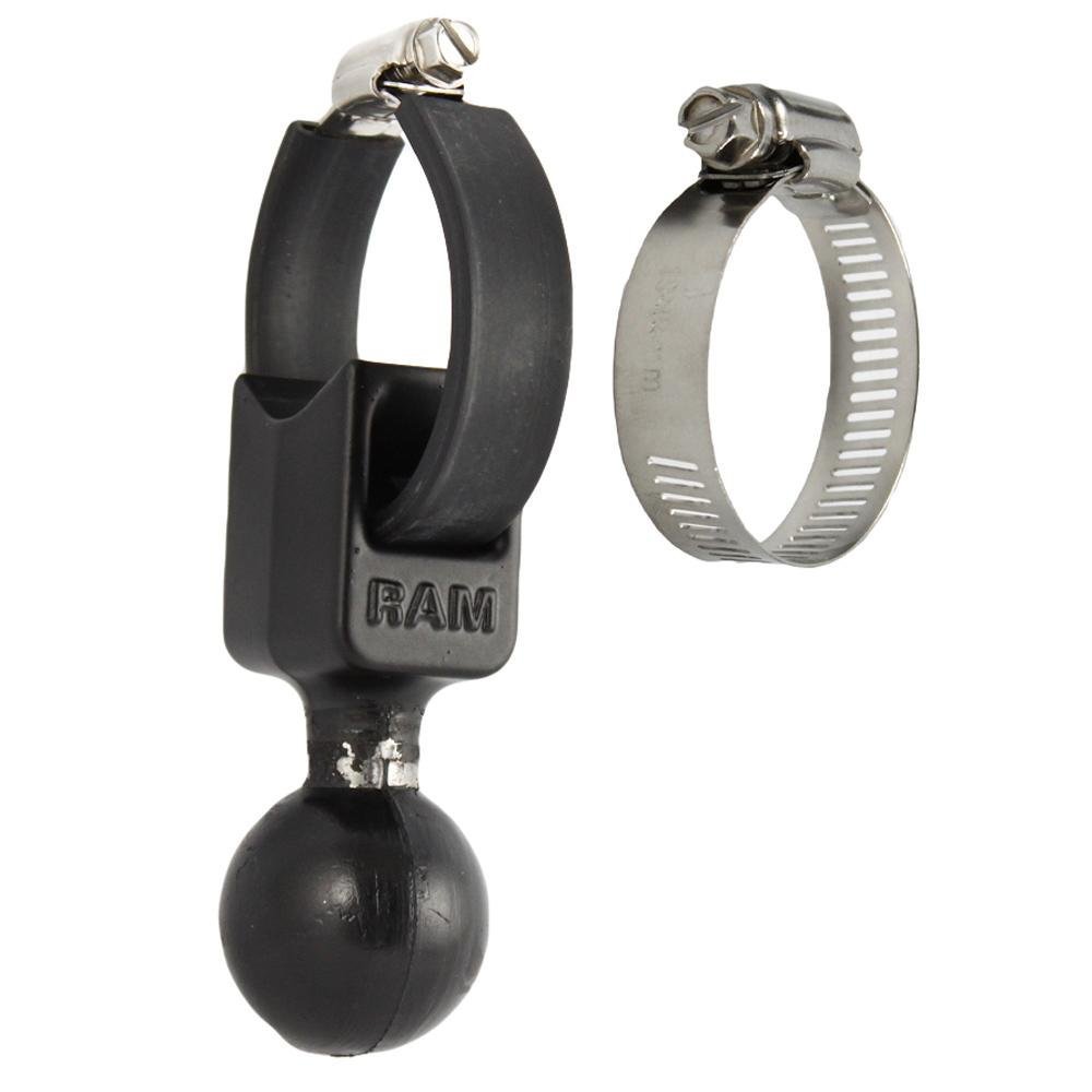 RAM Mount - 1.5" Ball Base with Strap 0.5" - 2" Diameter - RAM-108B