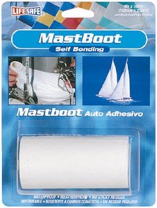 Incom - Life Safe MastBoot Tape - 4" x 40" - White - RE3940