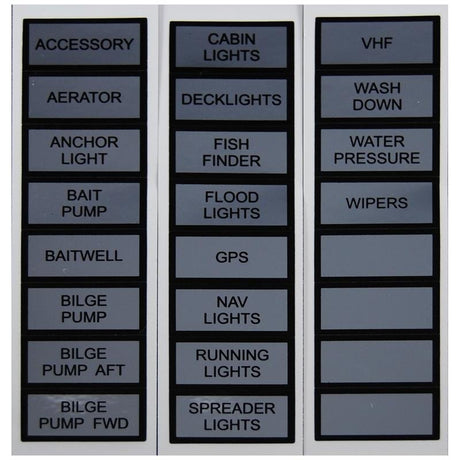 LABEL KT FOR SWTCH PANEL