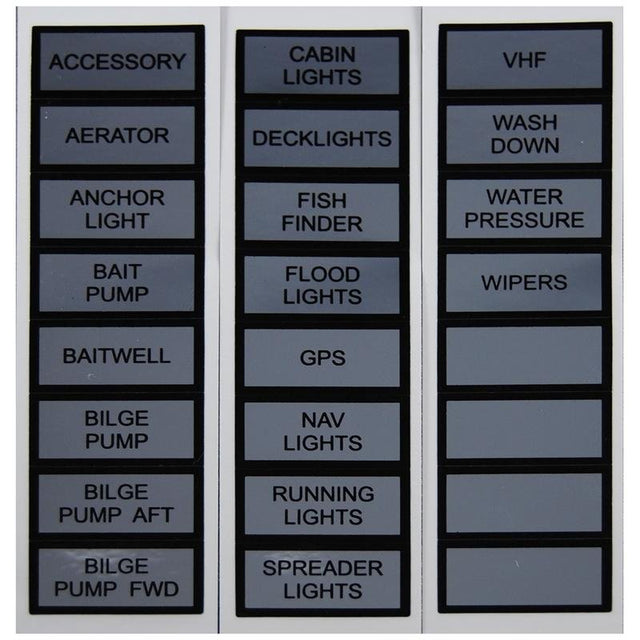 LABEL KT FOR SWTCH PANEL