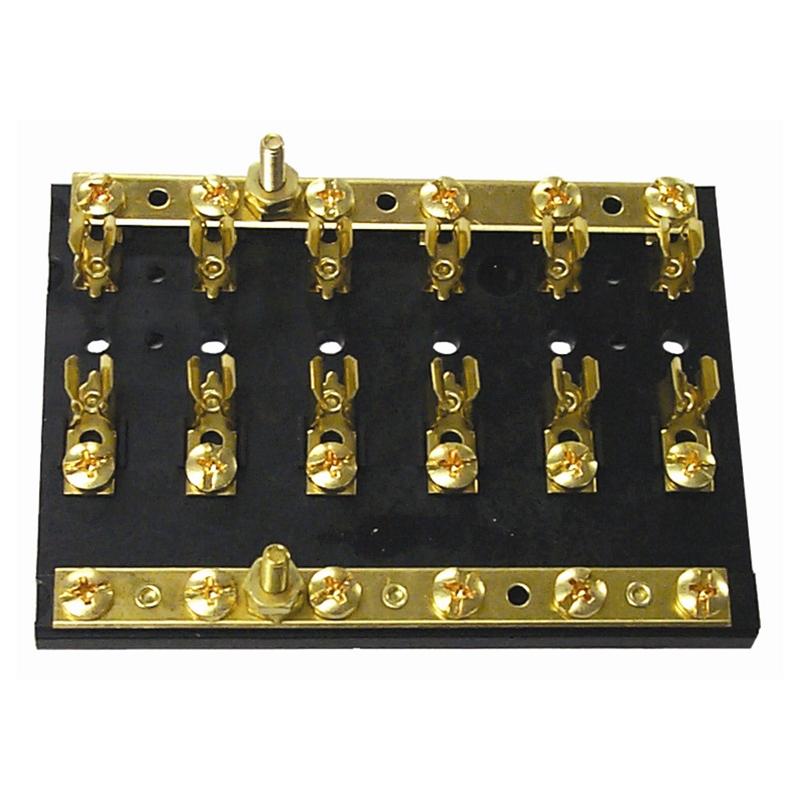 FUSE/TERM BLOCK 6GANG