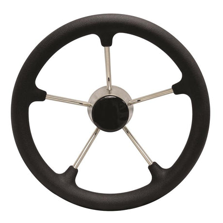 STR WHL SS FOAM BLK 15.5
