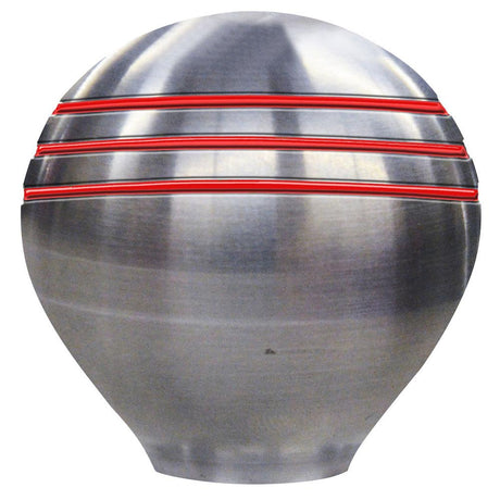 Schmitt & Ongaro Throttle Knob - 1-1/2" - Red Grooves - 50020