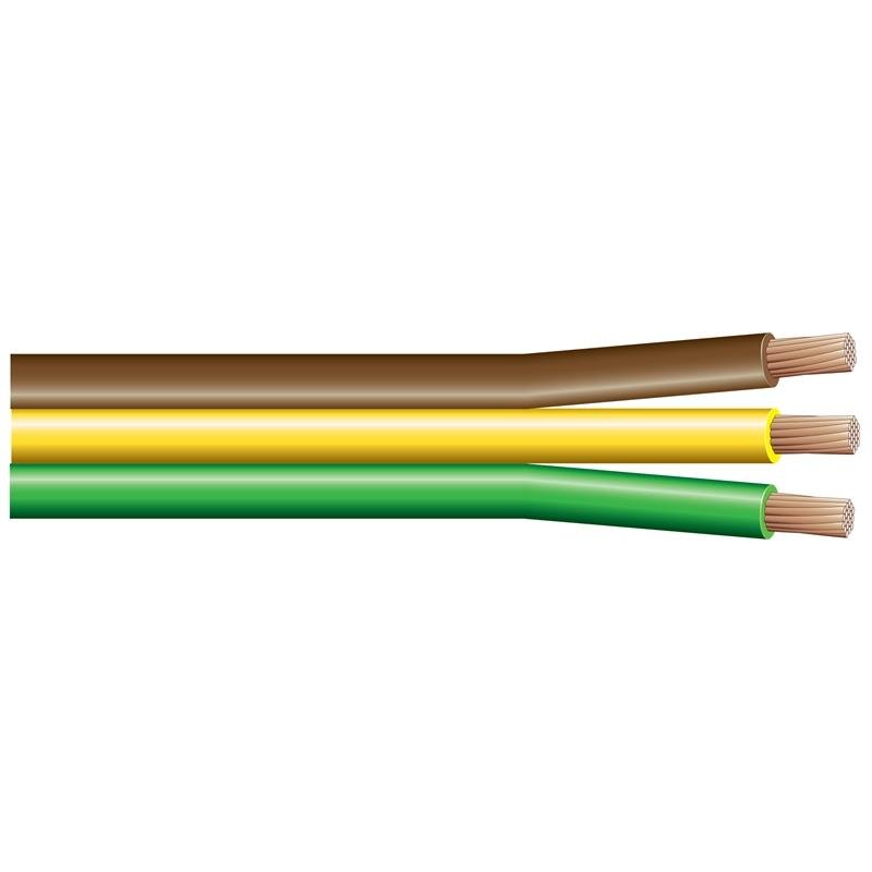 14/3X100 BND WIRE G-Y-BR