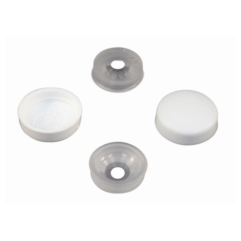 SNAP CAP #10 & 12 WHITE