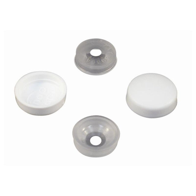 SNAP CAP #10 & 12 WHITE