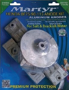 Martyr Anodes - ANODE-HON BF75-90-115 OB MG - CMHBF75115KITM