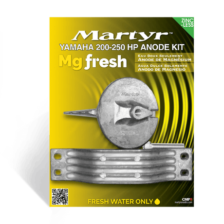 Martyr Anodes - Yamaha Anode Kits - Magnesium - CMY200250KITM