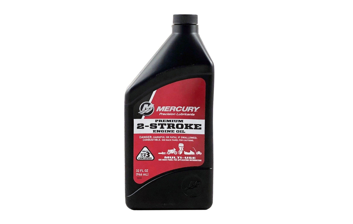 Mercury Premium TCW 3 2 Stroke / Cycle Outboard Oil - Quart - 92-858021K01