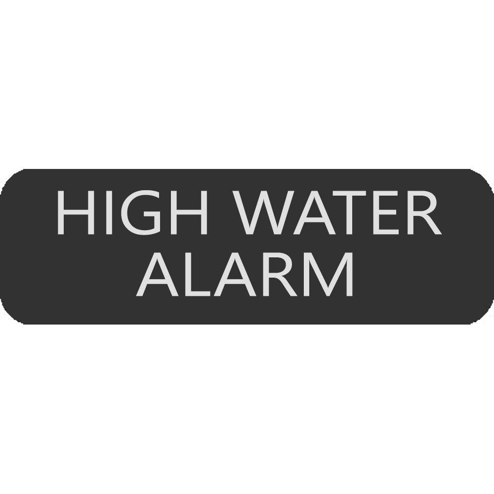 Blue Sea 8063-0264 Large Format High Water Alarm Label - 8063-0264