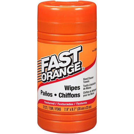 Permatex - PTX FAST ORANGE WIPES 72 COUNT,FAST ORANGE HAND CLEANER WIPES - 25051