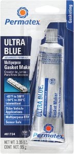 Permatex - Ultra Blue Multipurpose RTV Silicone Gasket Maker - 3.35 oz. - 81724