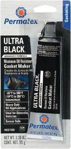 Permatex - Ultra Black Oil Resistant RTV Silicone Gasket Maker - 3.35 oz. - 82180