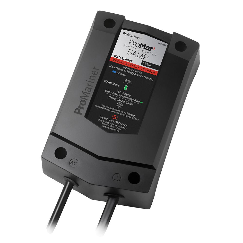 Pro Mariner ProMar1 DS Digital - 5 Amp - 1 Bank Charger - 31505