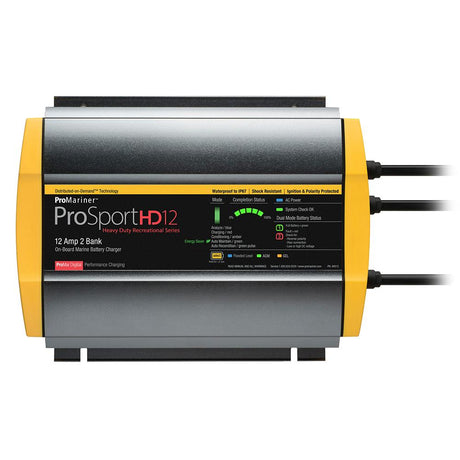 ProMariner - ProSport HD Waterproof Marine Battery Charger Gen 4 - 12 Amp - 2 Bank - 44012