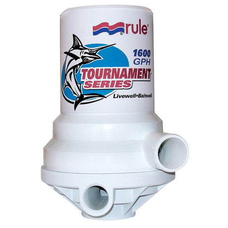 Rule - 12V Tournament Series Livewell/Aerator Pump 1600 GPH - 209FDP