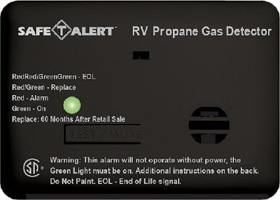 MINI RV PROPANE/LP GAS ALARM (SAFETALERT) - 20441PBL