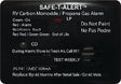 MINI RV DUAL CARBON MONOXIDE/PROPANE ALARM (SAFETALERT) - 25741BL