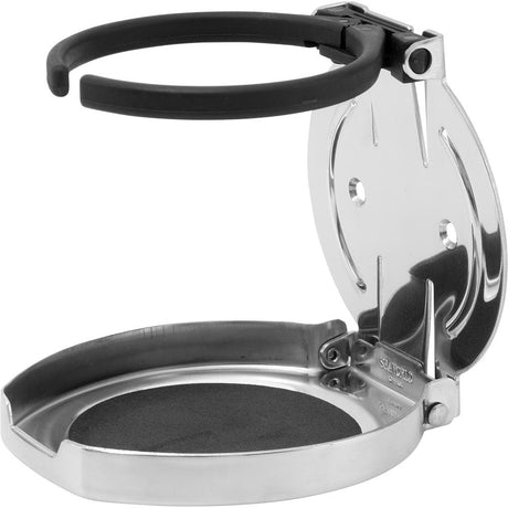 Sea-Dog Line - Stainless Steel Drink Holder Adjusts for Containers with 2-3/8" to 3-7/8" Diameter. #8 Fastener - 5882501