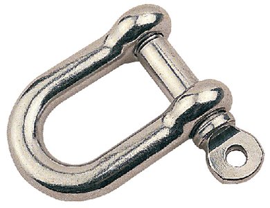 Sea-Dog Line - Stainless Steel Bow D-Shackle - 3/16" - 147004-1 Carded