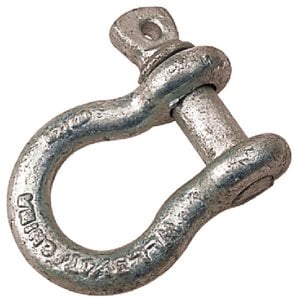 Sea-Dog Line - Galvanized Anchor Bow Shackle load-Rated - 3/8" - 147610