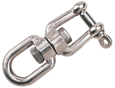 Sea-Dog Line - Investment Cast 316 Stainless Steel Eye & Jaw Swivel - 3/8" - 182210