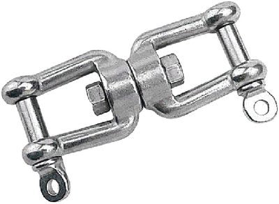 Sea-Dog Line - Jaw & Jaw Swivel Investment Cast 316 Stainless Steel - 1/4" 182306 Bluk