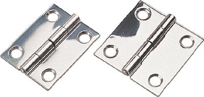 Sea-Dog Line - Stainless Butt Hinge - Stamped 304 Stainless Steel - 1-1/2" x 1-1/4" - 2010701