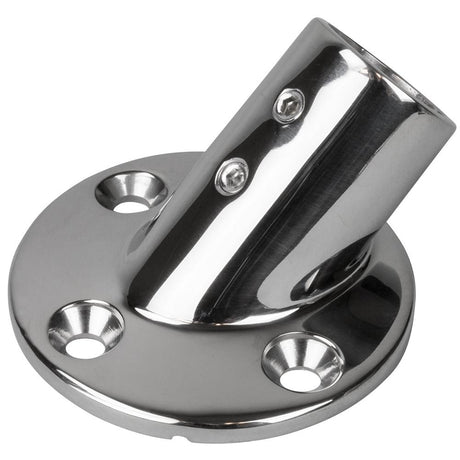 Sea-Dog Line - Round 1" Outside Diameter Base Fitting Cast 316 Stainless Steel 1/4" Fastener - 2804511