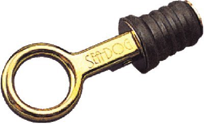 Sea-Dog Line - Brass Snap Handle Drain Plug - 1" w/o Chain - Bulk - 520070