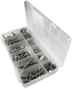 TAPPING AND MACHINE SCREW KIT - 226 PIECE (SEACHOICE) - 59427