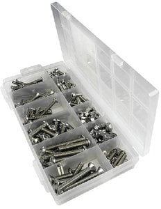 MACHINE SCREW KIT - 256 PIECE (SEACHOICE) - 59428