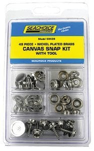 CANVAS SNAP KIT WITH TOOL - 49 PIECE (SEACHOICE) - 59439