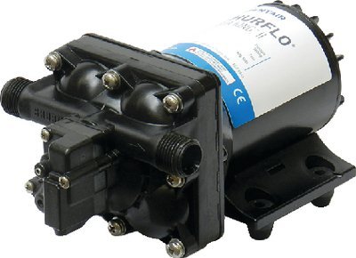 Shurflo - Aqua King II Automatic Fresh Water Pump - Black - 55 PSI - 3 GPM - 4138131E65