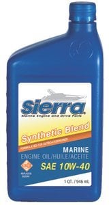 Sierra - 10W40 FCW 4-Cycle Outboard Synthetic Blend Oil - 16 Gallon Drum - 95516