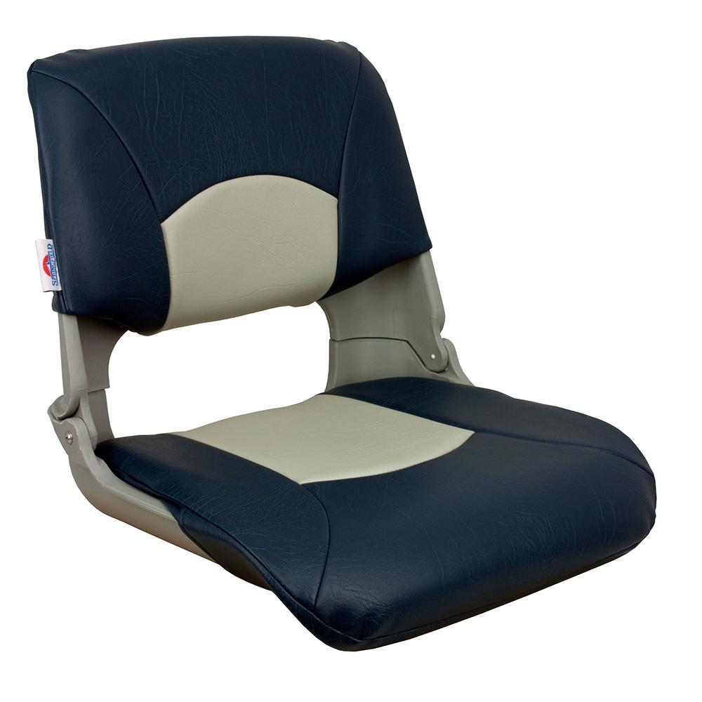 Springfield Marine - Skipper Seat With Cushions, Gray Shell - 1061019