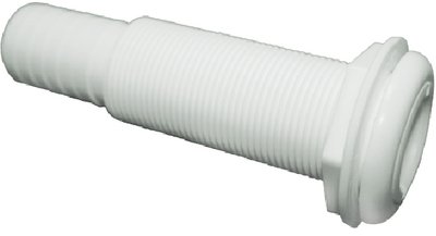 Cook Mfg - 1-1/2 X-Long Thru Hull-White - TH1502XLB