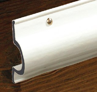 Taylor Made - Heavy Duty Double Molded C-Shape Gard - White - 8' Straight - 46070